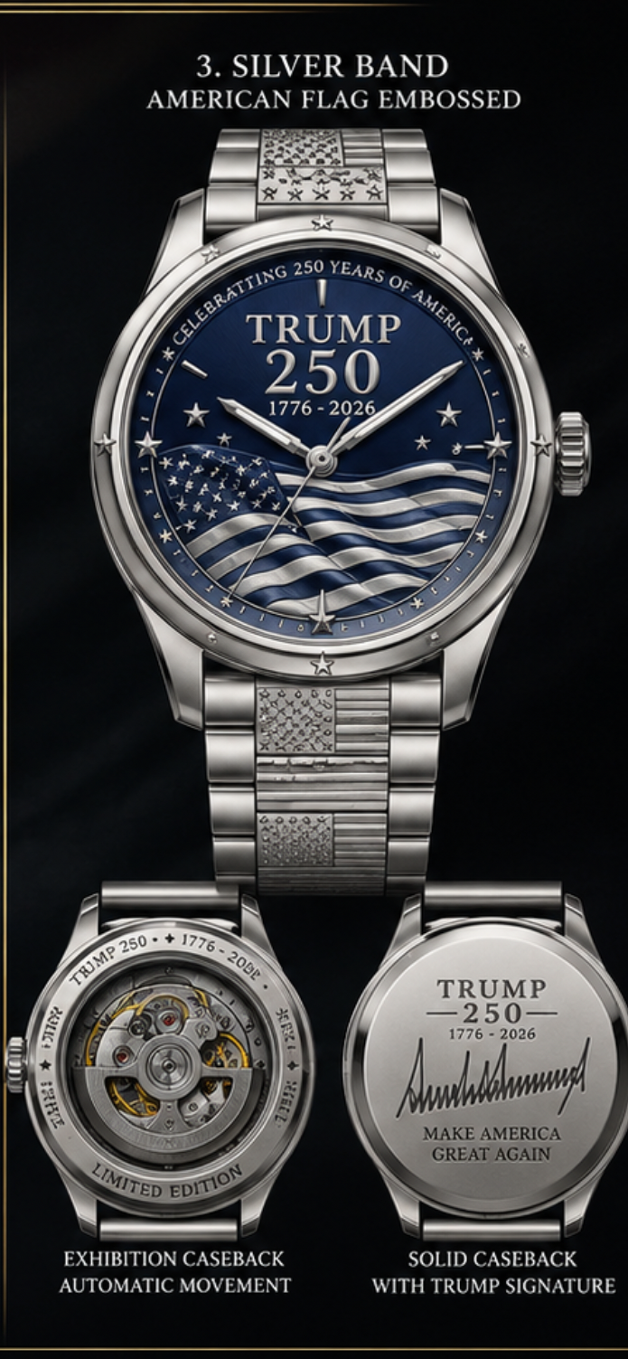 Trump 250 Silver Flag Edition